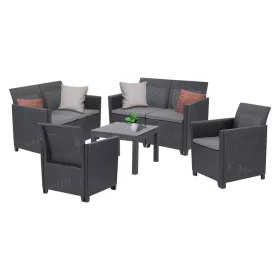 Claire VI 6-Sitzer-Gartenmöbelset mit Orlando-Tisch