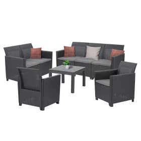 Claire VI 7-Sitzer-Gartenmöbelset mit Orlando-Tisch