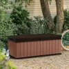 Darwin Gartenbehälter 380L braun