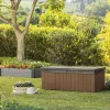 Darwin Gartenbehälter 380L braun