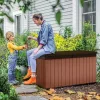 Darwin Gartenbehälter 570L braun