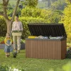 Darwin Gartenbehälter 570L braun