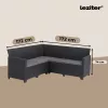 Claire 5-sitzige Eck-Gartengarnitur mit orlando Tisch