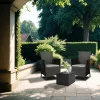Iowa Balkon Gartenmöbelset mit Vigo Tisch