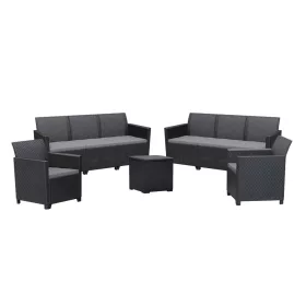 Gartenmöbelset Claire IV mit 8 Sitzplätzen und Tisch Vigo