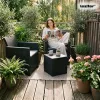 Claire IV Balkon-Gartenmöbel-Set mit Vigo-Tisch