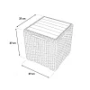 Vigo Gartenablagetisch