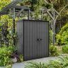 Kunststoff-Gartenbehälter Cortina Alto grau