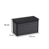 Cortina Kunststoff-Gartenbox 757L grau