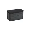 Cortina Kunststoff-Gartenkiste 380L grau