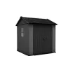 Newton 2.0 7x7,5 Kunststoff-Gartenhaus grau