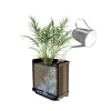 Dekorativer Blumenkasten aus Kunststoff, rechteckig, erhöht 74 L