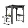 Garten-Grillpavillon mit Theke, Überdachung