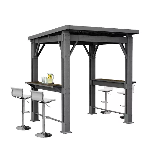 Garten-Grillpavillon mit Theke, Überdachung