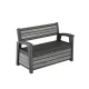 Decocoat Kunststoff-Gartenbank/Aufbewahrung 227 L