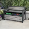 Decocoat Kunststoff-Gartenbank/Aufbewahrung 227 L