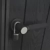 Newton Plus breit 11 x 7,5 Kunststoff-Gartenhaus braun