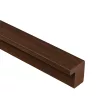 Abschlußleiste mit Nußbaumeffekt 260x2,5x1,8 cm