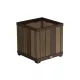 Dekorativer Blumenkasten aus Kunststoff, quadratisch 61 l