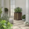 Dekorativer Blumenkasten aus Kunststoff, quadratisch 61 l