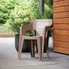Bilbao iowback Kunststoff-Gartenstuhl mit Armlehnen