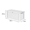Decocoat Kunststoff-Gartenkiste 630 l