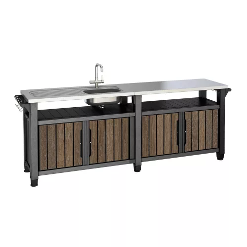 Decocoat unity chef Gartengrilltisch aus Kunststoff 415l