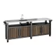Decocoat unity chef Gartengrilltisch aus Kunststoff 415l