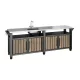 Decocoat unity chef Gartengrilltisch aus Kunststoff 415l