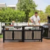 Decocoat unity chef Gartengrilltisch aus Kunststoff 415l