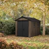 Apex 7,5x11/11x7,5 Kunststoff-Gartenhäuschen