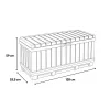 Decocoat kentwood Kunststoff-Gartenbehälter 350l