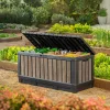 Decocoat kentwood Kunststoff-Gartenbehälter 350l