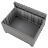 Scandi Box linea duo Gartenmöbelset mit Ablagetisch aus Jute