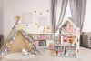 XXL Pudrowa Mansion Holzpuppenhaus 3 Etagen