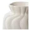 Vase, Keramik, weiß, 2St.