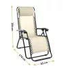Delux Klappsessel beige