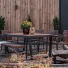 TEXAS Gartenmöbelset mit Bank und großem Tisch