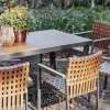 TEXAS Gartenmöbelset mit Bank und großem Tisch