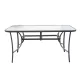 L150 Rechteckiger Gartentisch
