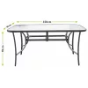L150 Rechteckiger Gartentisch