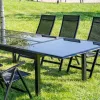 Mars klappbarer Gartenstuhl mit Metallgestell