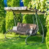 Megi Gartenschaukelbett braun