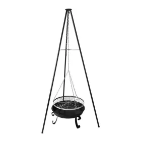 Hängegrill mit Ständer, mit Feuerraum