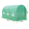 Foliengewächshaus 2x3x2 m (Rahmen+Folie)