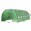 Foliengewächshaus 3x6x2 m (Rahmen+Folie)