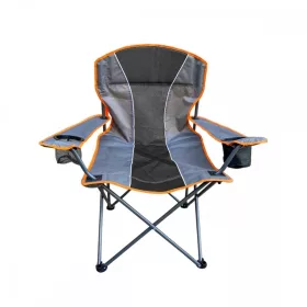 Gartenstuhl Graphit Orange