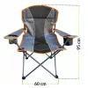 Gartenstuhl Graphit Orange