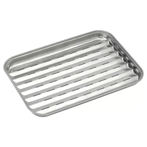 Grillschale aus rostfreiem Stahl
