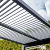LUXE Pergola 5,8x3m anthrazit mit LED-Beleuchtung